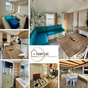 Mobil-home 6 personnes, Clim, Camping Mar Estang